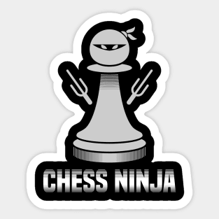 Chess Ninja Sticker